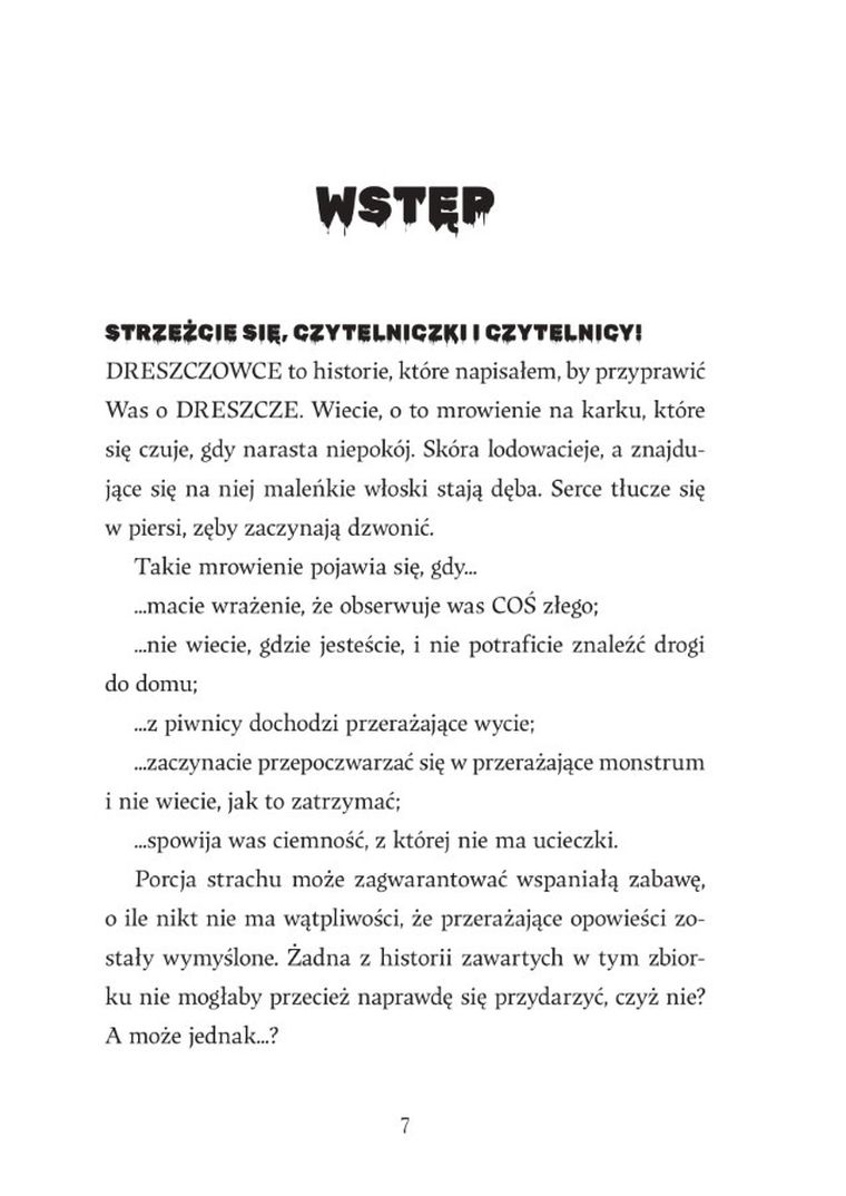 Dreszczowce. Nowe historie mistrza strasznych opowieści