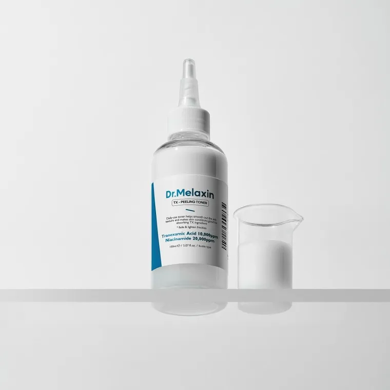 Dr.Melaxin, Tx-Peeling Toner, mleczny tonik złuszczający z kwasem traneksamowym, 150 ml