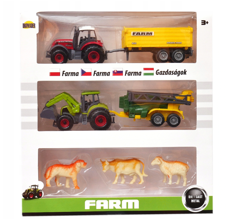 Dromader, zestaw maszyn rolniczych