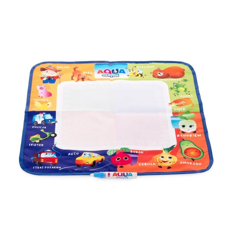 Dumel Aqua, Aqua, mata do malowania wodą, 4 kolory, 52-52 cm