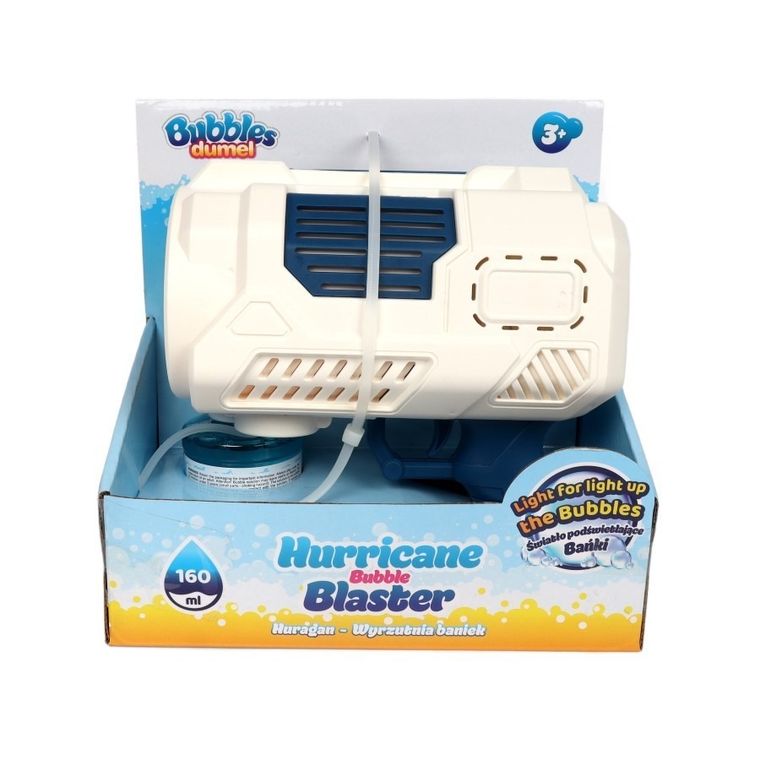 Dumel Discovery, huragan, wyrzutnia baniek mydlanych