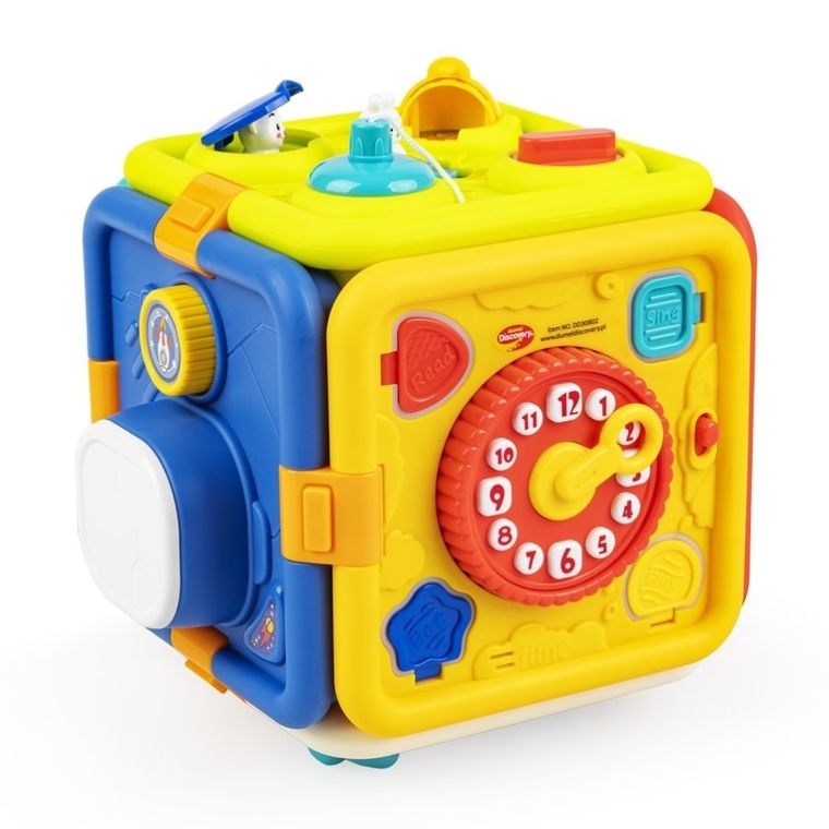 Dumel Discovery, Kostka 6 ścian Aktywnej Zabawy, zabawka sensoryczna