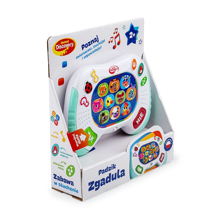 Dumel Discovery, Padzik Zgadula, poznaj zwierzęta, zabawka interaktywna
