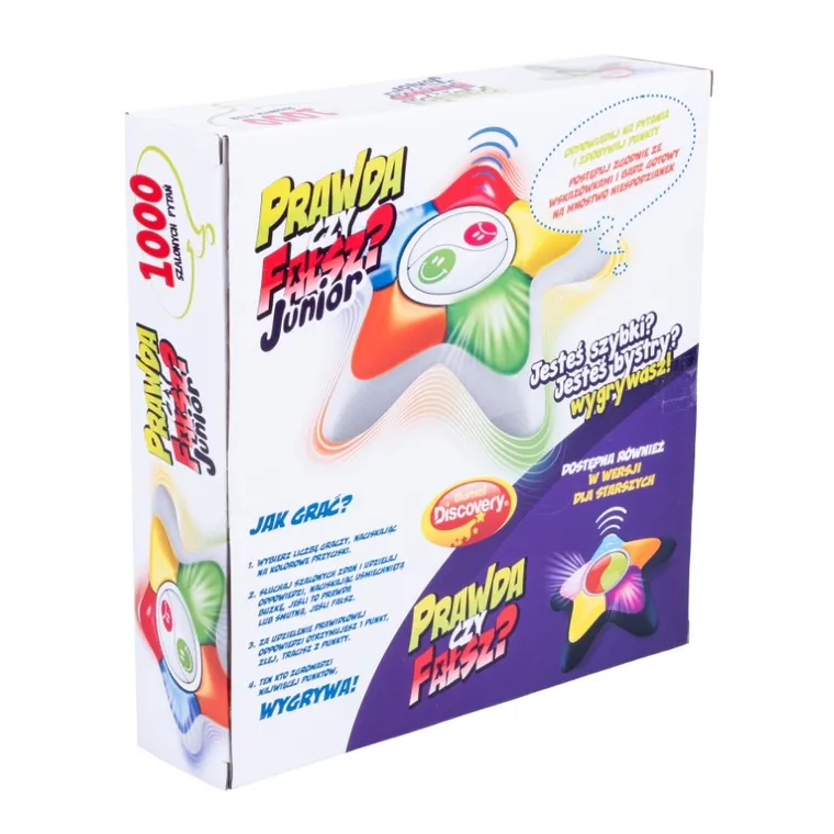 Dumel Discovery, Prawda czy Fałsz Junior, interaktywna gra familijna