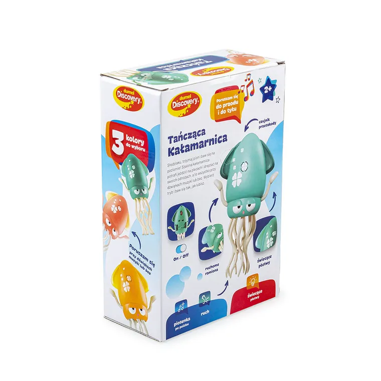 Dumel Discovery, tańcząca kałamarnica, żółta