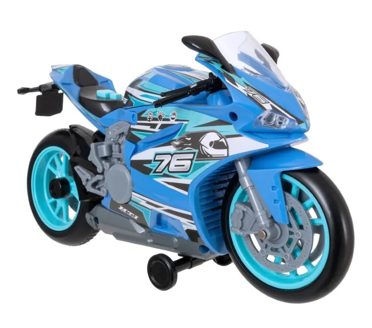 Dumel, Flota Miejska, motocykl sportowy, niebieski