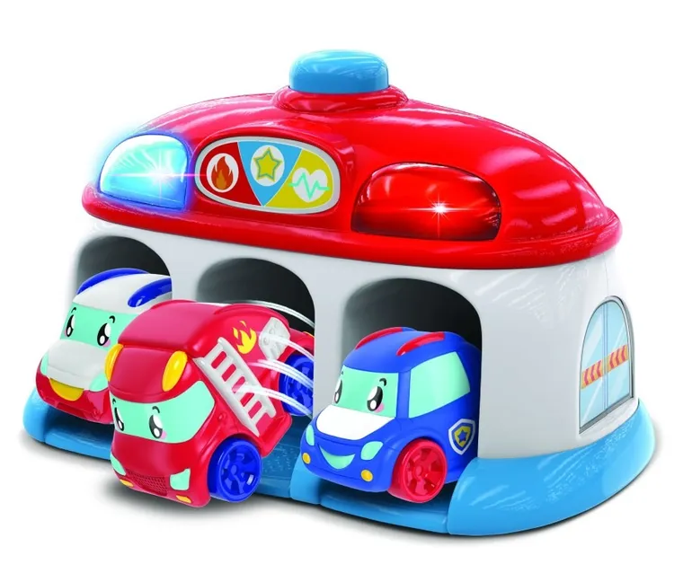 Dumel, Flota Miejska Tiny, stacja ratownicza z pojazdami, 3 szt.