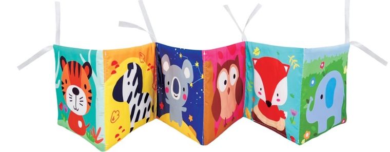 Dumel, miękka książeczka harmonijka, kolor