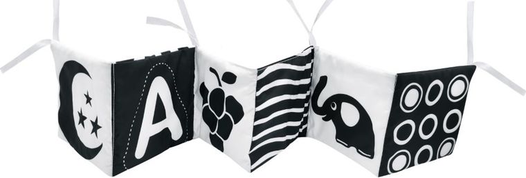 Dumel, miękka książeczka harmonijka, kontrast