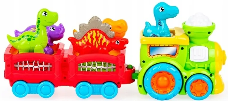 Dumel, pociąg, dino