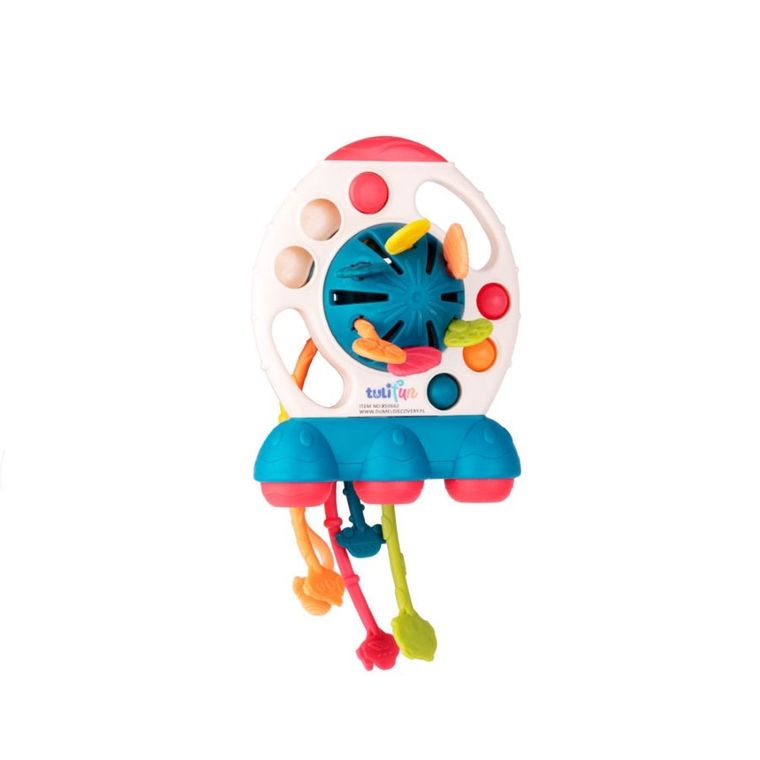 Dumel, Rakieta, Kolorowe Linki, przeciąganiec, zabawka sensoryczna