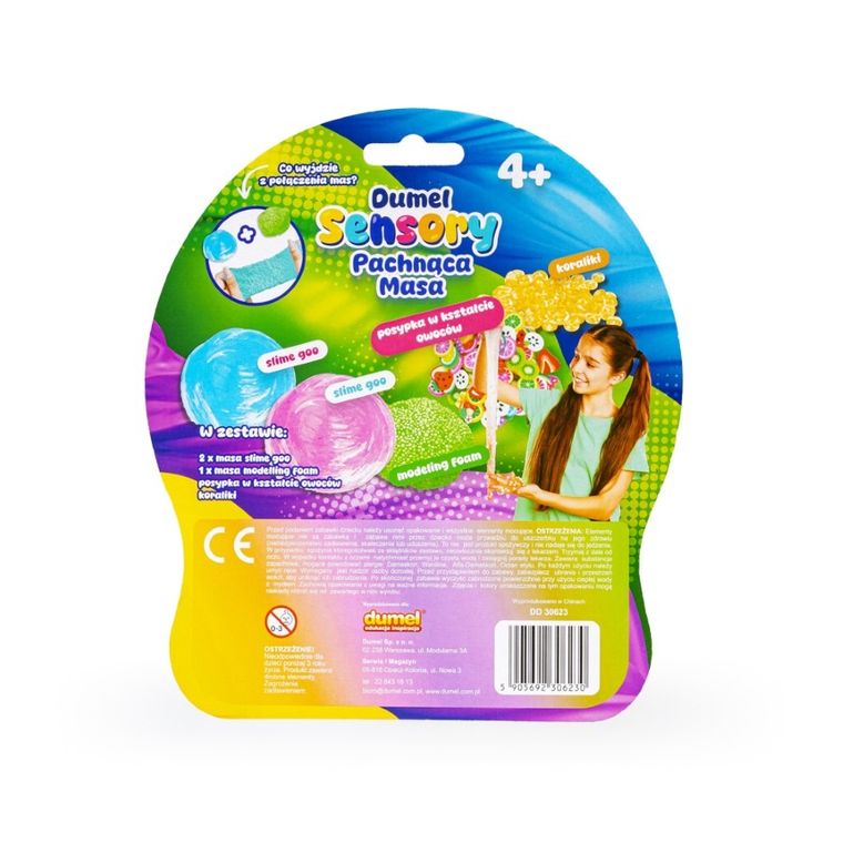 Dumel, Sensory, Pachnąca masa, zestaw mas plastycznych
