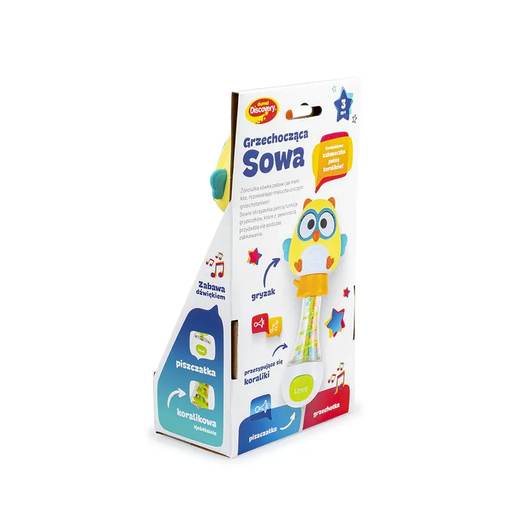 Dumel, Sowa, grzechotka z gryzakiem
