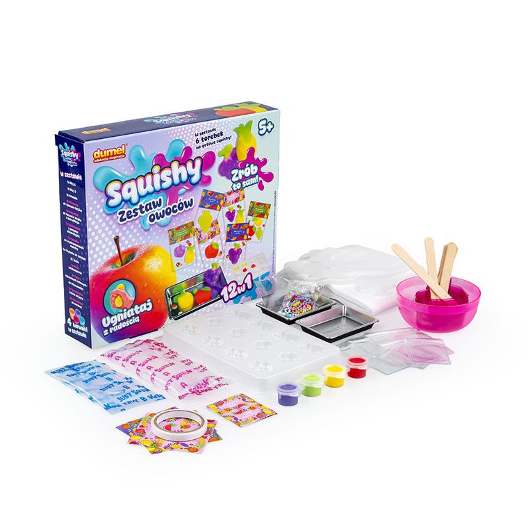 Dumel, Squishy, Zestaw owoców, zestaw kreatywny