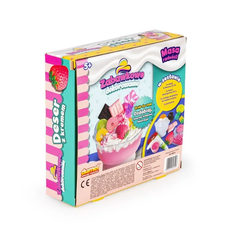 Dumel, Zabawkowe dekorowanie, Deser z kremem, zestaw kreatywny