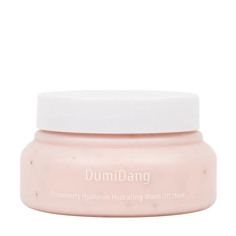 Dumidang, Strawberry Hyaluron Hydrating, zmywalna maska do twarzy nawilżająco-rozświetlająca, wash-off, 140 g
