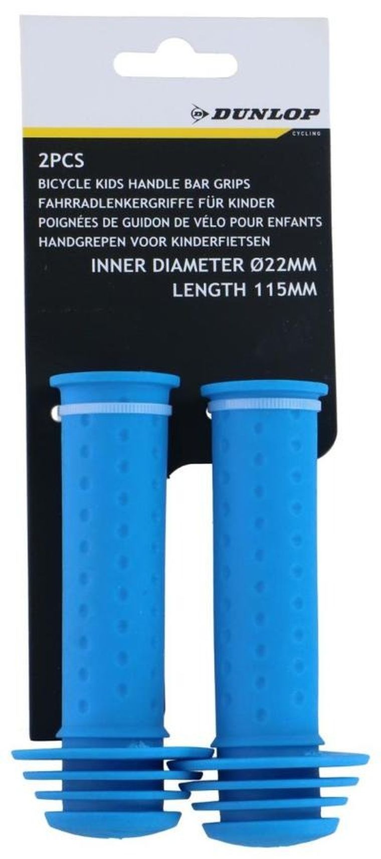 Dunlop, chwyty do kierownicy, niebieskie, 115 mm