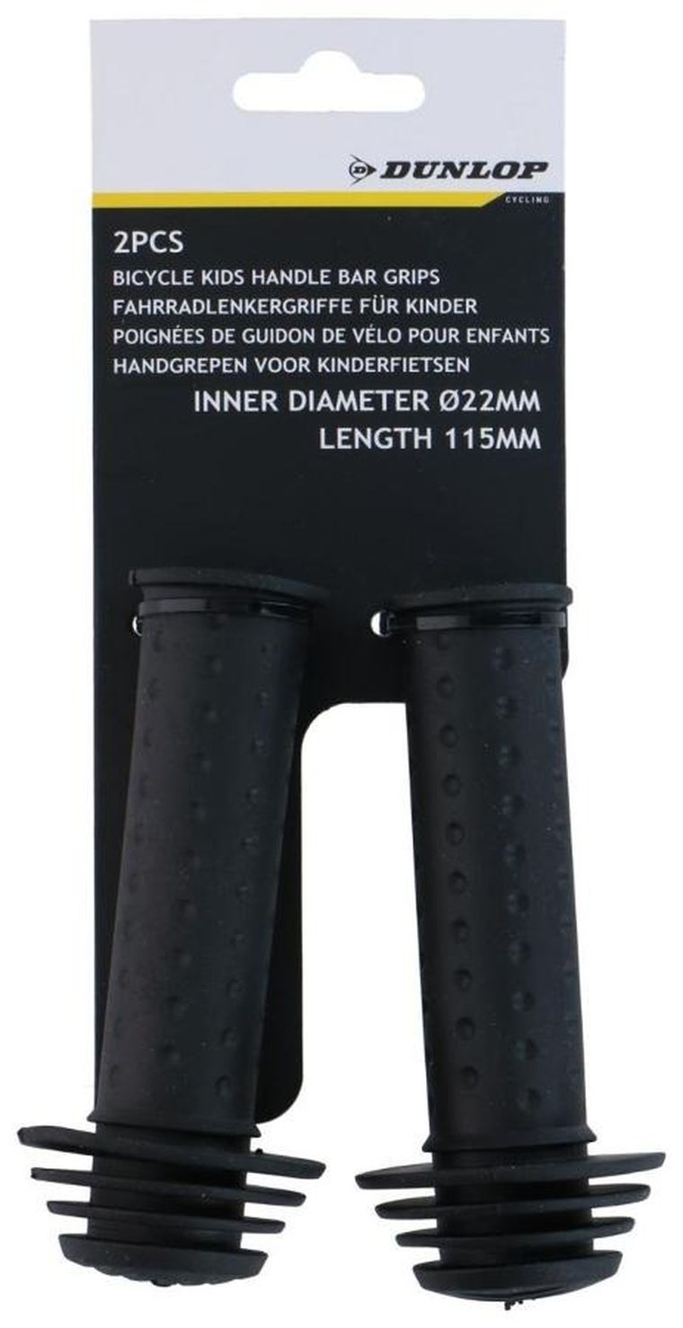 Dunlop, chwyty rączki gripy do kierownicy, czarny, 115 mm