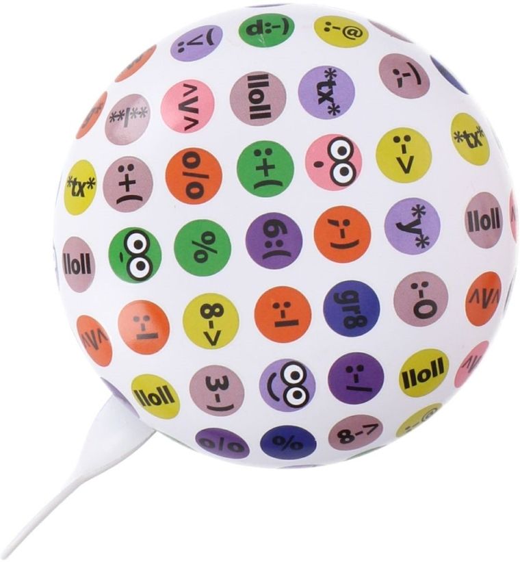 Dunlop, dzwonek rowerowy, buźki, 80 mm