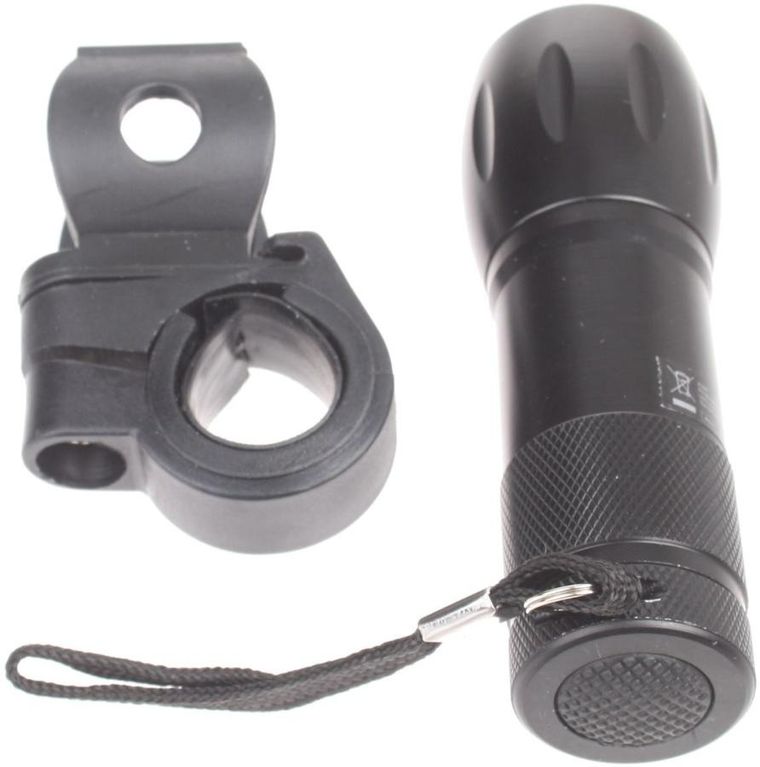 Dunlop, lampka rowerowa 2w1, na przód, 9 LED