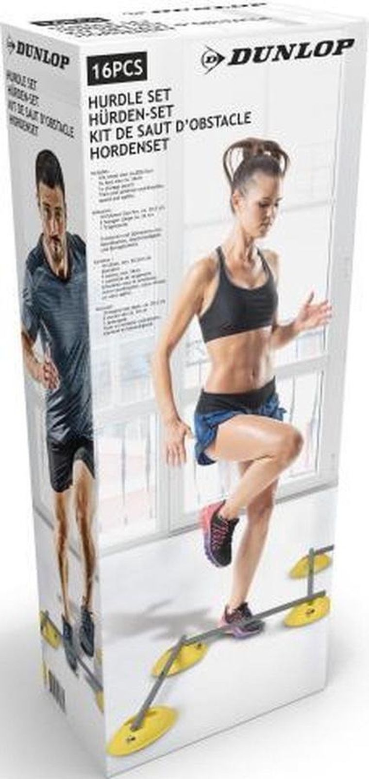 Dunlop, płotki treningowe, przeszkody do ćwiczeń, 16 szt.