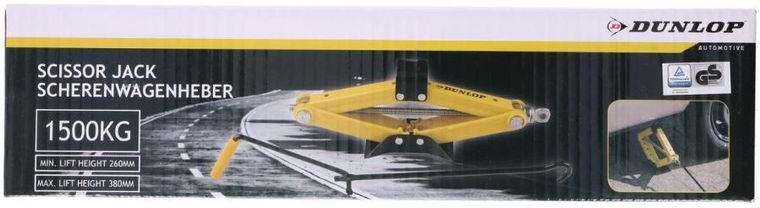 Dunlop, podnośnik samochodowy, lewarek, 1500kg