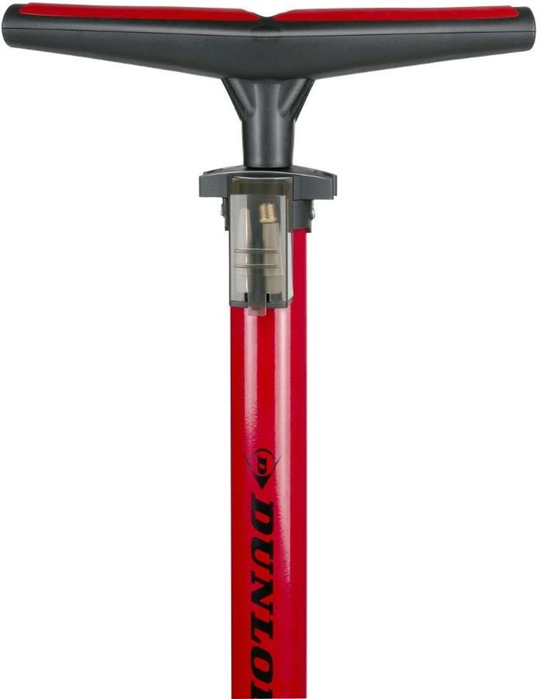 Dunlop, pompka warsztatowo-rowerowa, czerwony, 230 psi