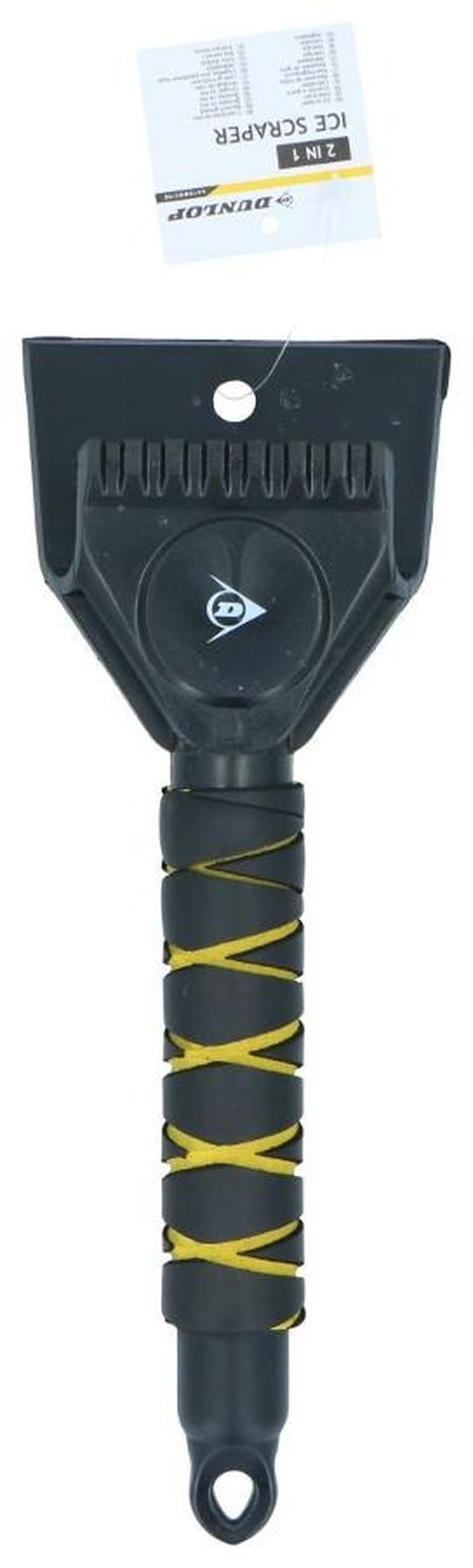 Dunlop, skrobaczka do szyb 2w1, żółty, 28 cm