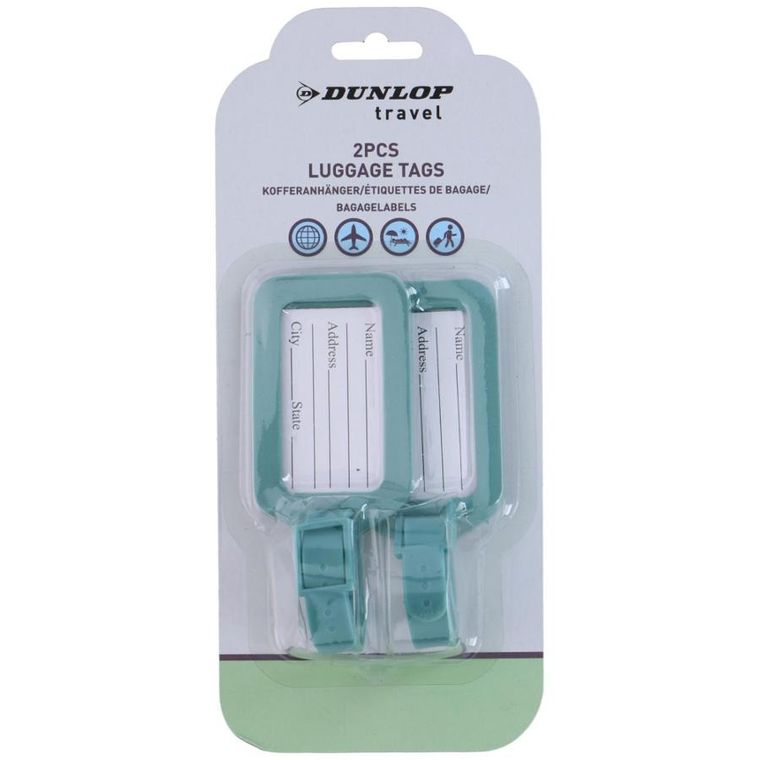 Dunlop, uniwersalna zawieszka do walizki, 2 szt.