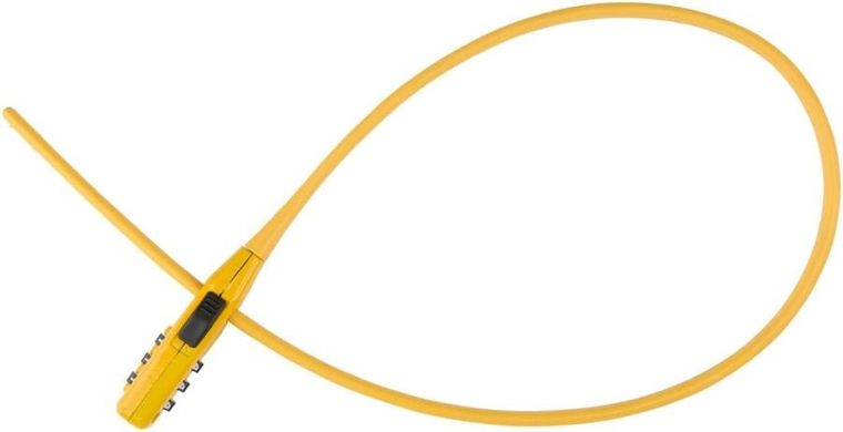 Dunlop, zapięcie rowerowe, pasek na szyfr żółty