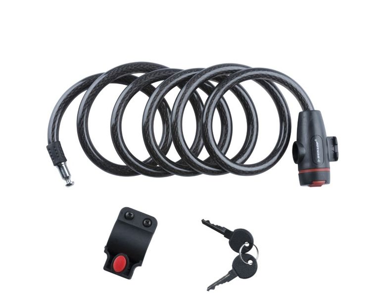 Dunlop, zapięcie rowerowe spiralne, 180 cm