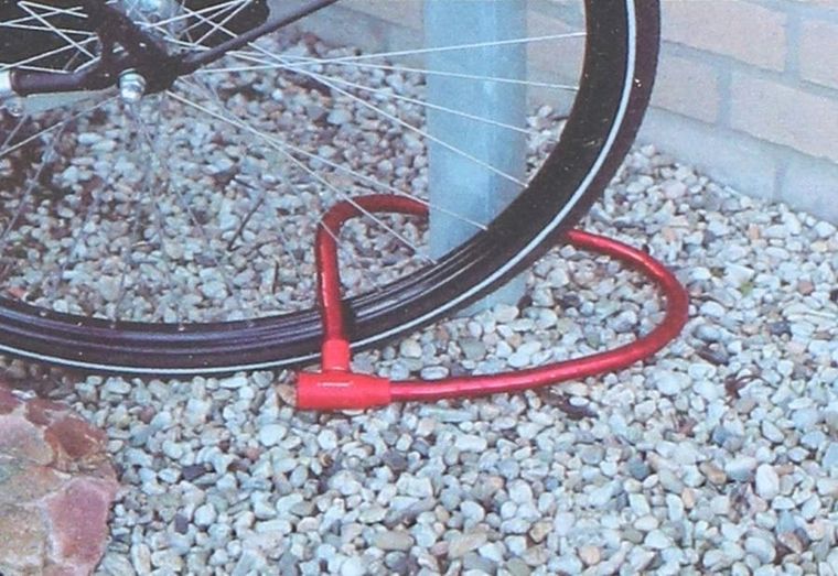 Dunlop, zapięcie rowerowe spiralne na klucz, czarne, 80 cm