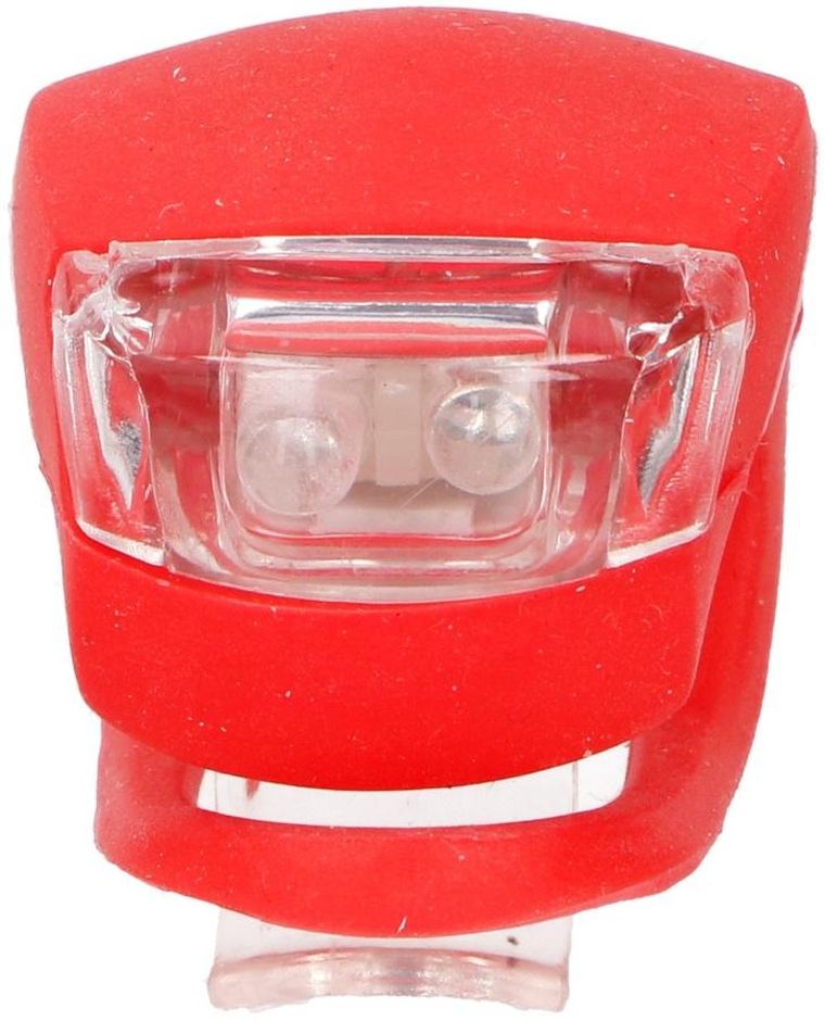 Dunlop, zestaw silikonowych lampek rowerowych LED, na przód i tył