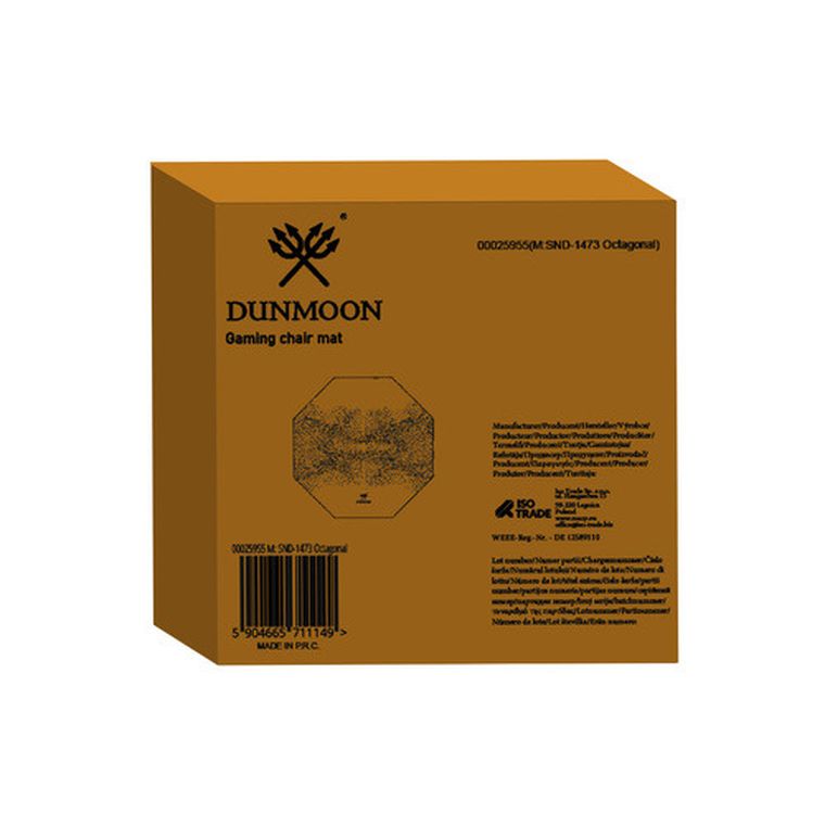 Dunmoon, mata gamingowa pod fotel, 8-kątna
