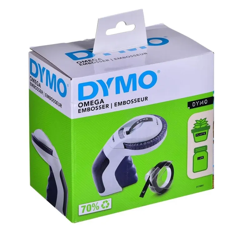 Dymo, Omega, wytłaczarka na taśmę, 9 mmx2m