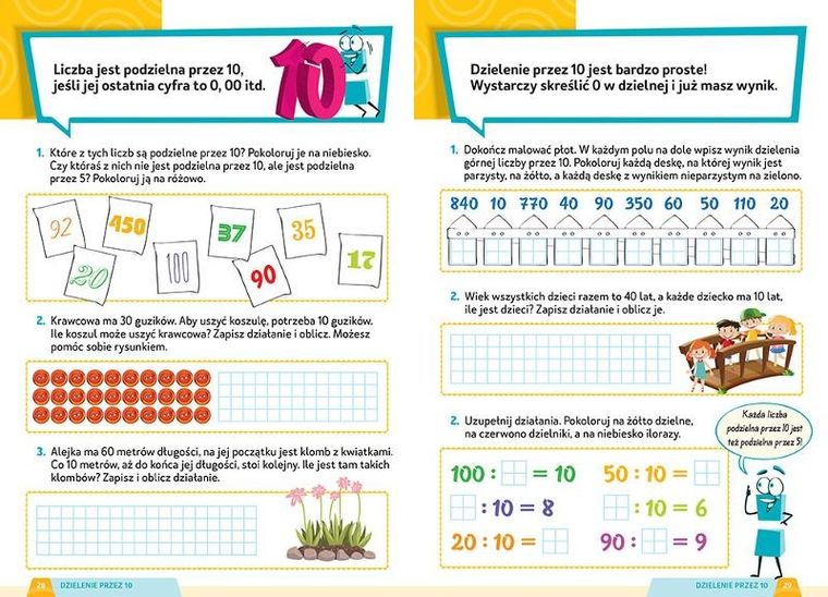 Dzielenie. Klasy 2-3