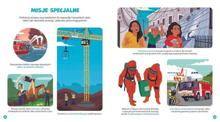 Dzielni strażacy. Zakręć, odkryj, przeczytaj!
