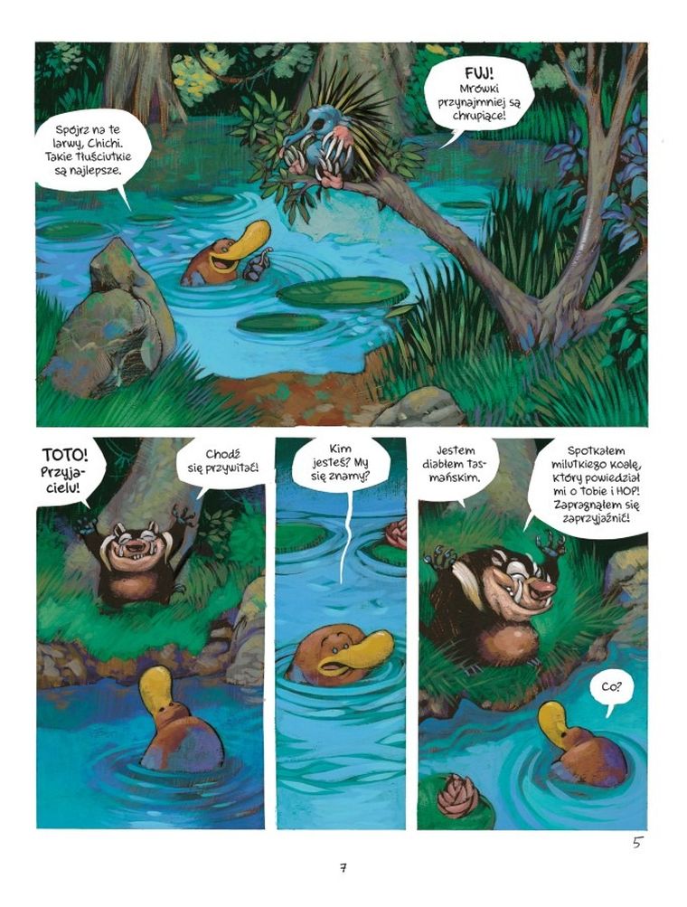 Dziobak Toto i drapieżniki. Tom 3