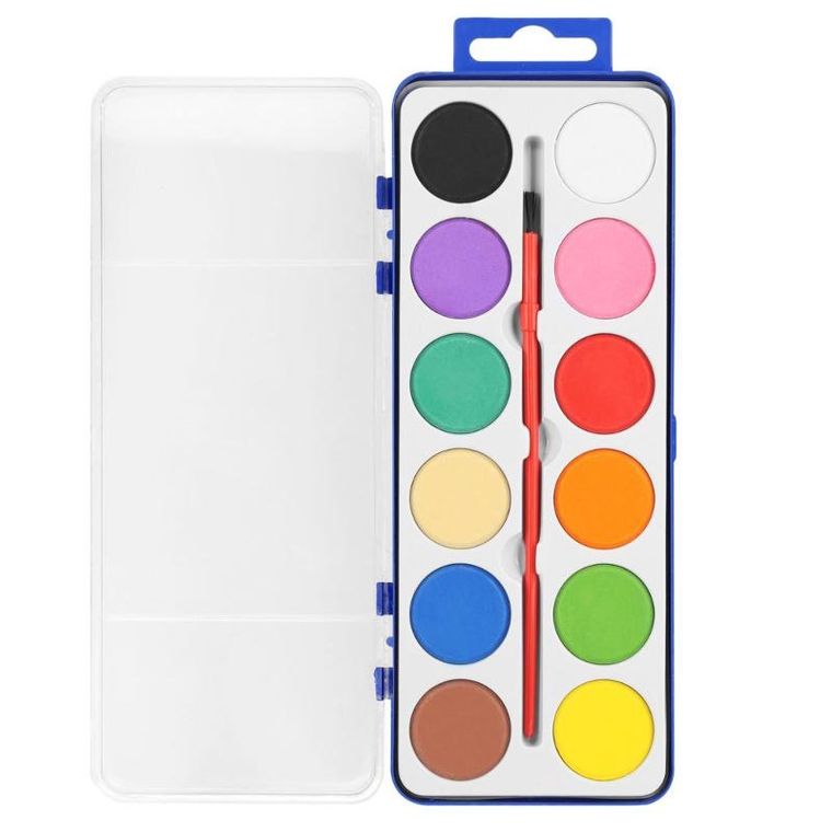 Easy, farby akwarelowe, 12 kolorów