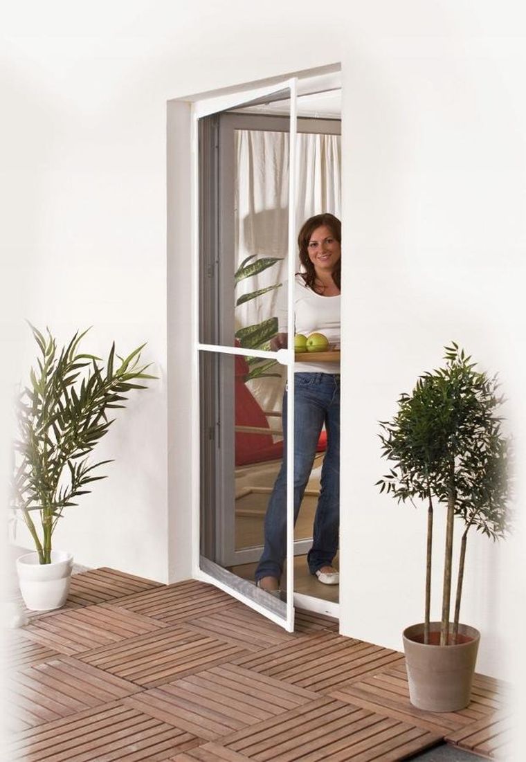 Easy life mako, Basic plus, moskitiera drzwi, biała, 100-215 cm