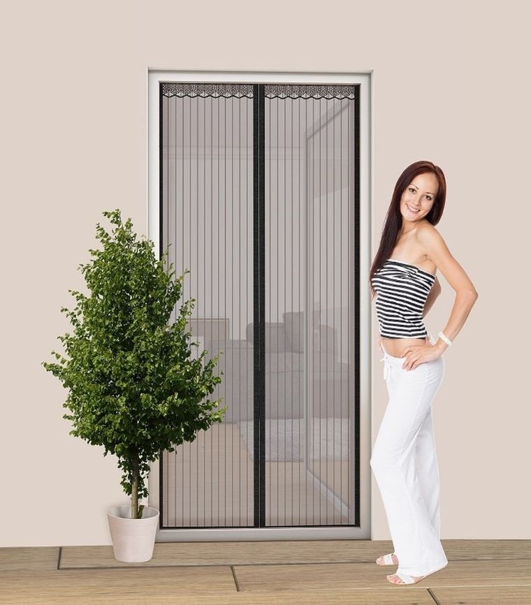 Easy Life Mako, moskitiera magnetyczna na drzwi, lamelowa, 100-220 cm