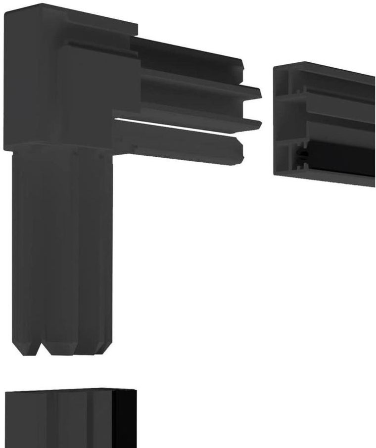 Easy Life Mako, moskitiera okno alu, 80-100 cm, antracyt