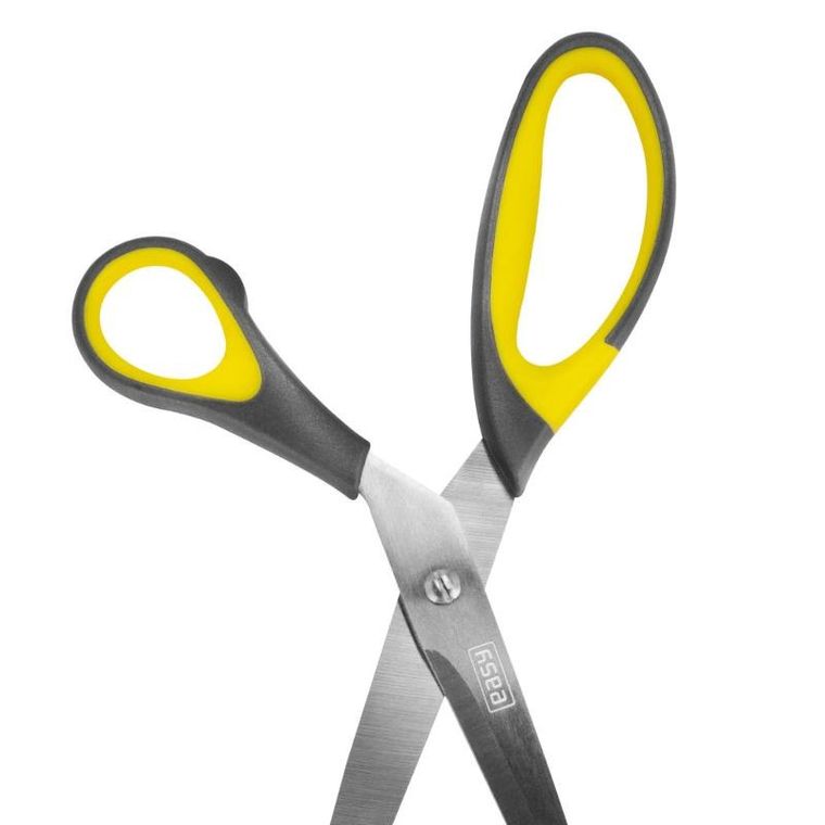 Easy, nożyczki biurowe, gumowa rączka, 21.5 cm