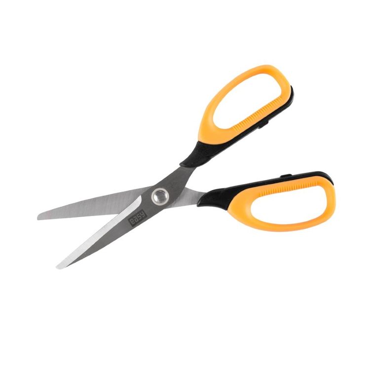 Easy, nożyczki szkolne z miękkimi rączkami, pomarańczowe, 15 cm