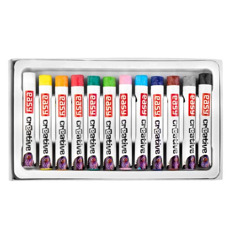 Easy, pastele olejne, 12 kolorów