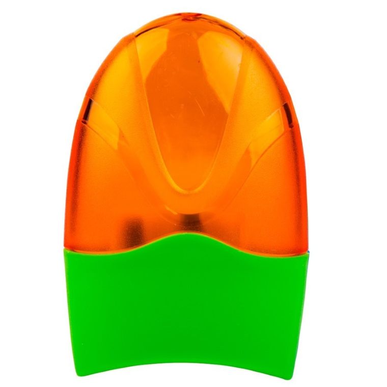 Easy, temperówka plastikowa z pojemnikiem, podwójna, 12 szt.