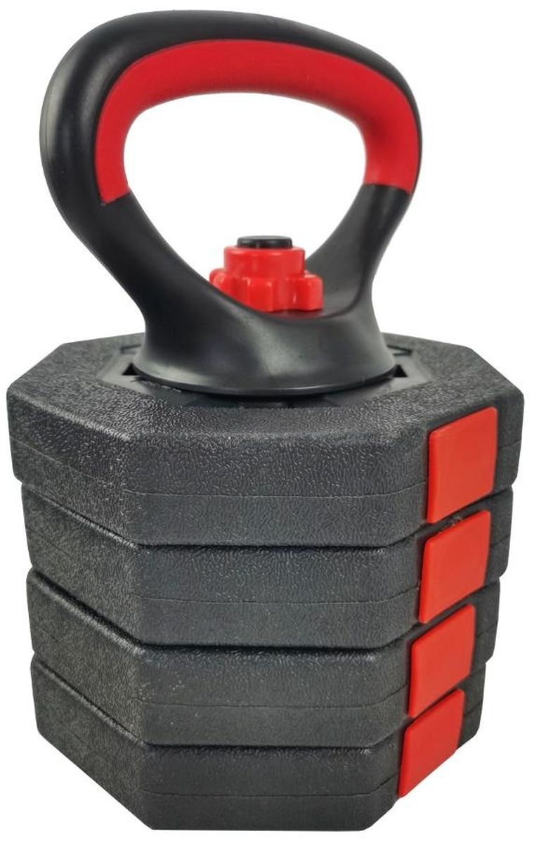 EB Fit, hantla kompozytowa, kettlebell, przyrząd do pompek 3w1, 10 kg