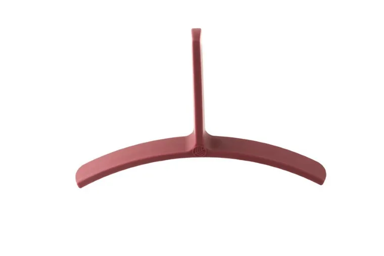 Ecorascals, silikonowy talerzyk, 2w1, burgund