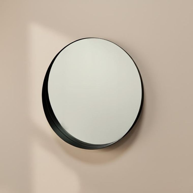 Edaxo, Svea, lustro ścienne, okrągłe, 50 cm