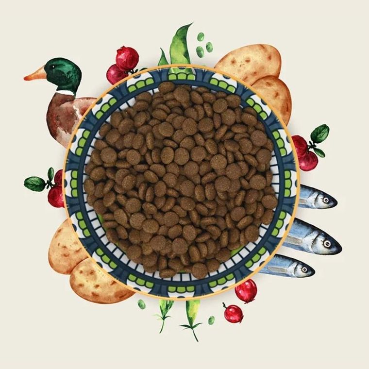 Eden, karma dla kota, kaczka i sardynka, 1,5 kg